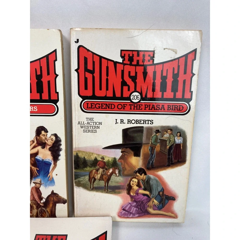J.R. Roberts The Gunsmith Western Paperback Lot of 5 Nos 124, 129, 168 & 2 more!